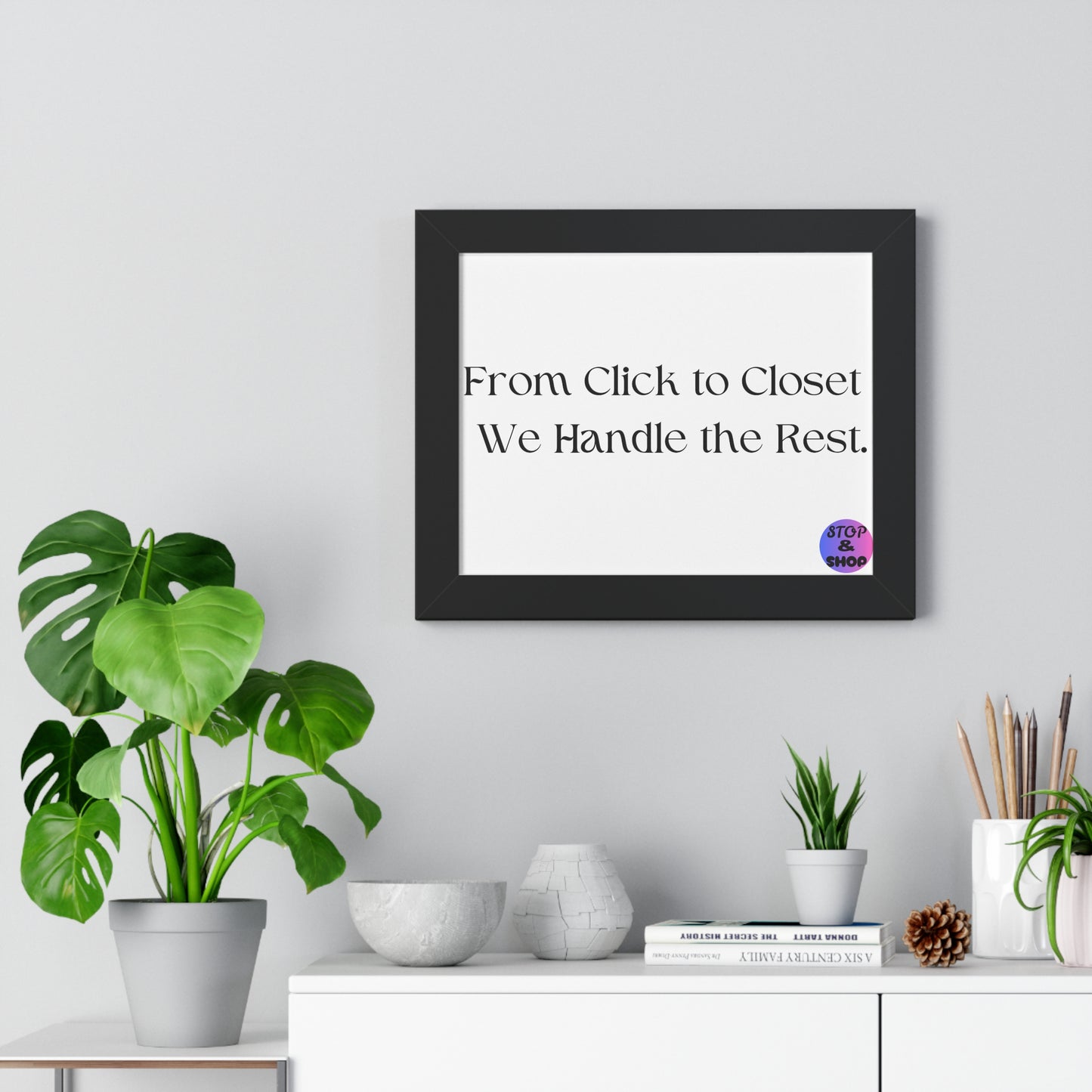 Framed Horizontal Poster