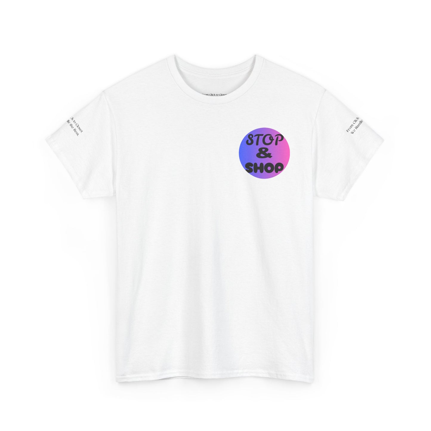 Retro Stop & Shop Unisex Heavy Cotton Tee - Fun Casual Wear