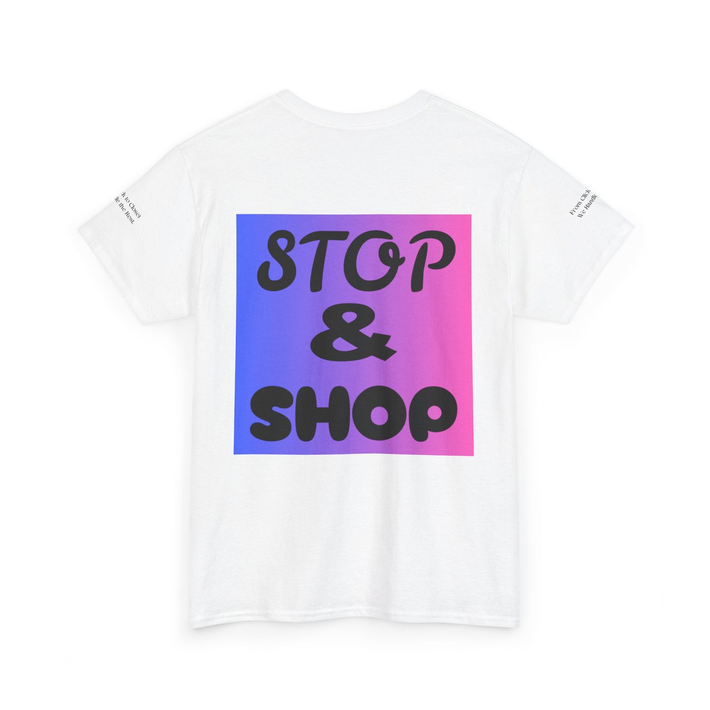Retro Stop & Shop Unisex Heavy Cotton Tee - Fun Casual Wear