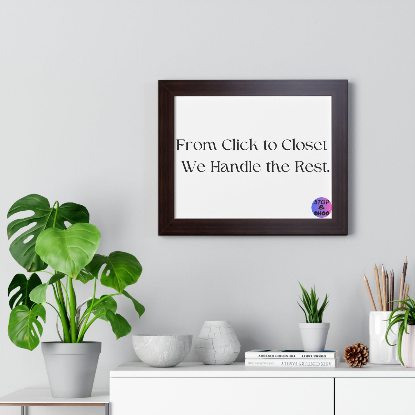 Framed Horizontal Poster