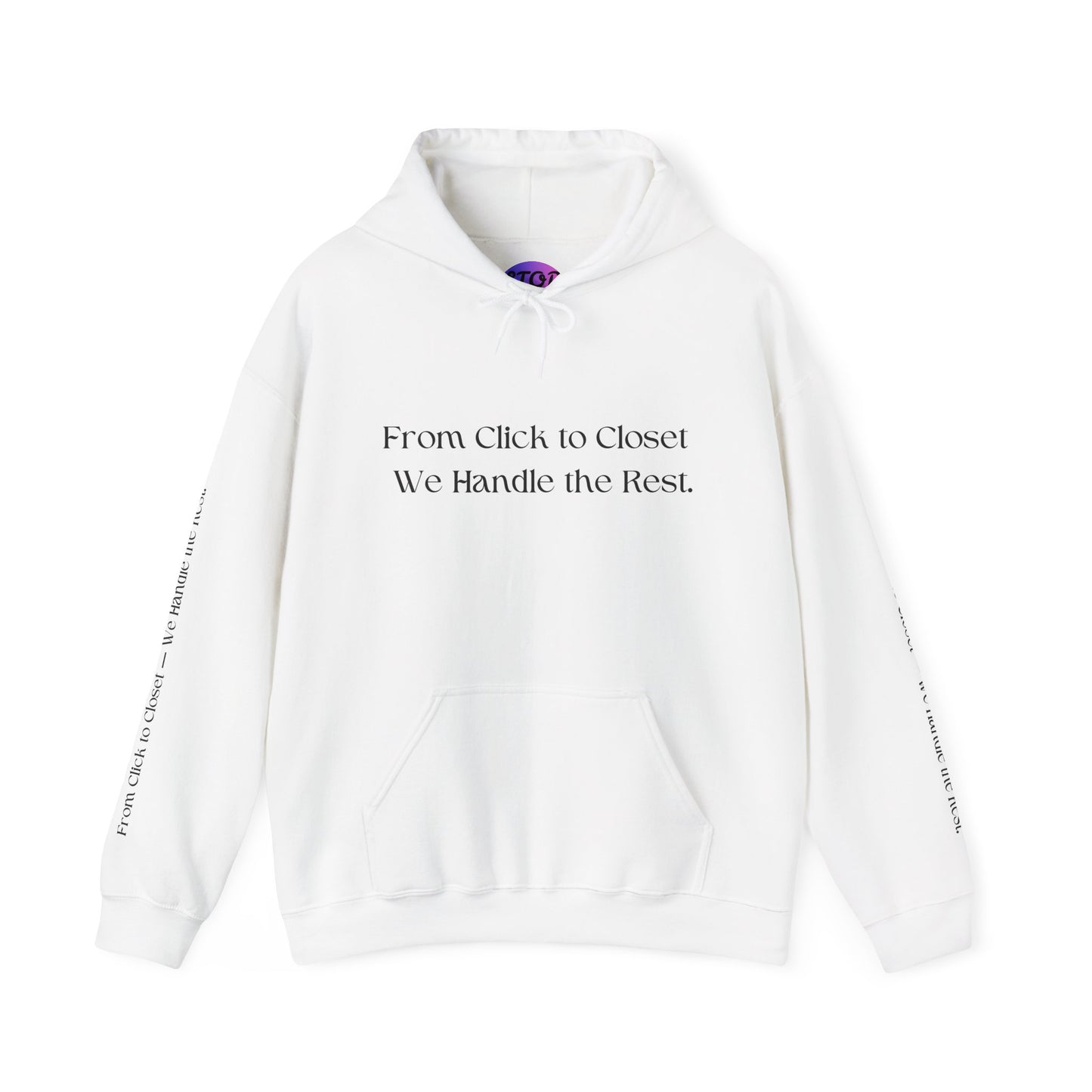 Chic Unisex Weighted Hoodie - "Stop & Shop"