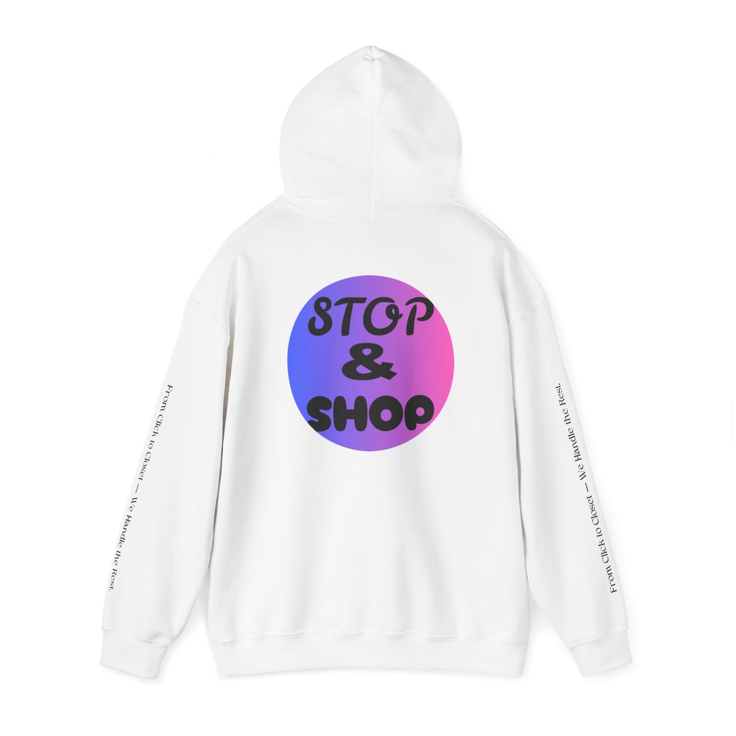 Chic Unisex Weighted Hoodie - "Stop & Shop"