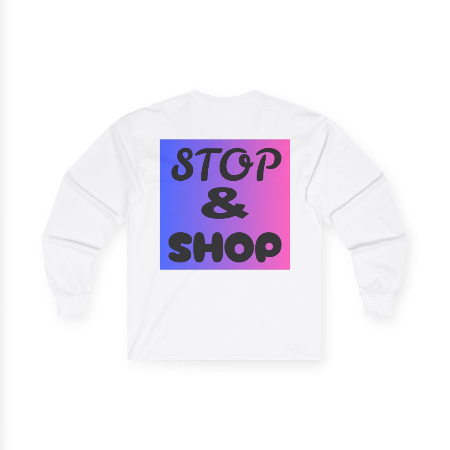 Unisex Long Sleeve Tee - Stop & Shop Graphic Shirt