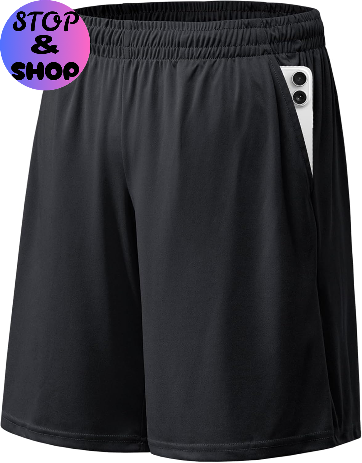 Athletic Shorts for Men with Pockets and Elastic Waistband Quick Dry Activewear