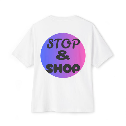 Retro Graphic Oversized Tee - Stop & Shop