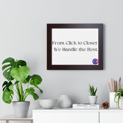 Framed Horizontal Poster