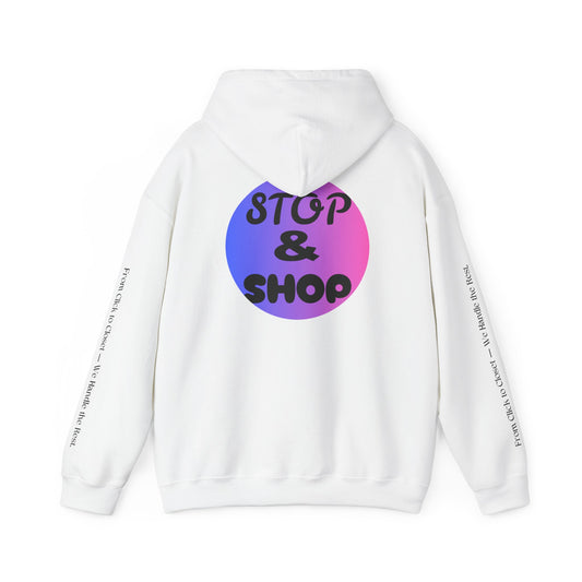 Chic Unisex Weighted Hoodie - "Stop & Shop"