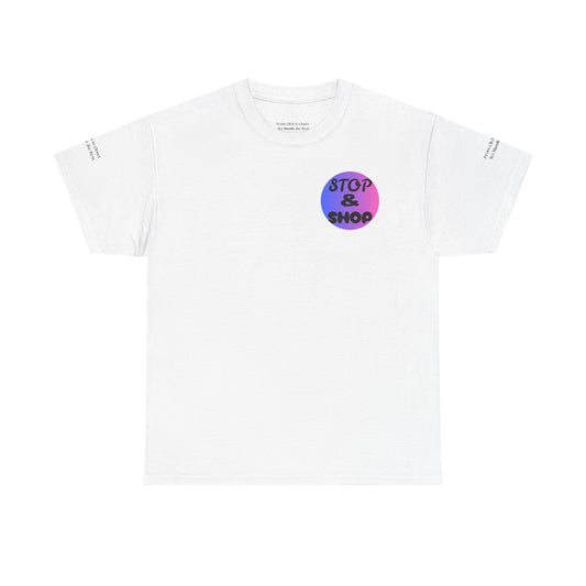 Retro Stop & Shop Unisex Heavy Cotton Tee - Fun Casual Wear