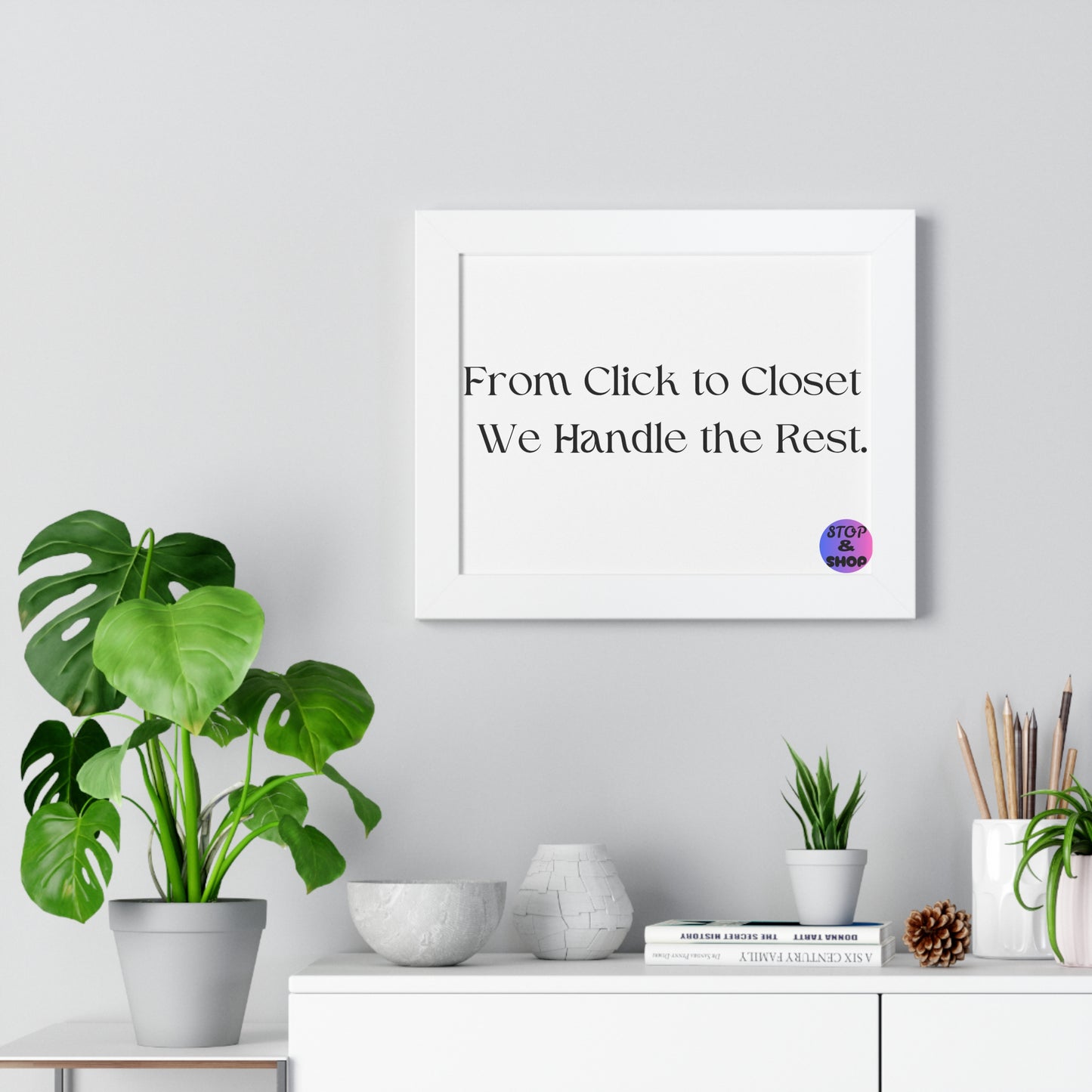 Framed Horizontal Poster