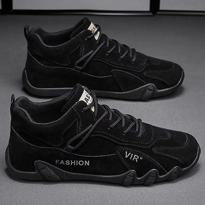 Men'S Shoes Walking Lace up Extra Wide Dress Shoes for Men Sports Shoes for Men Popular Labor Work Shoes Wear High Top Board Shoes Casual Leisure Shoes Mens Leather Casual Shoes Size 10