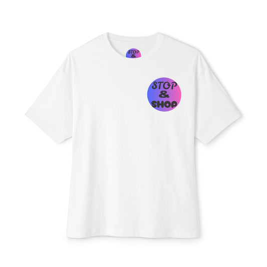 Retro Graphic Oversized Tee - Stop & Shop