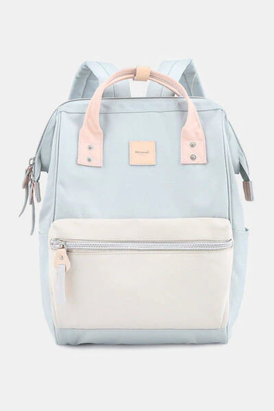 Himawari Water Resistant Canvas Backpack Bag with Side Pockets