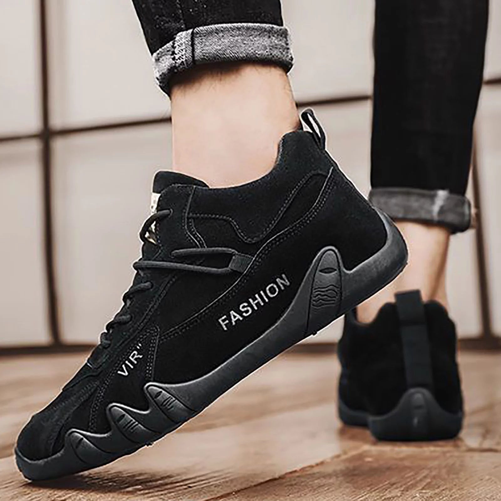Men'S Shoes Walking Lace up Extra Wide Dress Shoes for Men Sports Shoes for Men Popular Labor Work Shoes Wear High Top Board Shoes Casual Leisure Shoes Mens Leather Casual Shoes Size 10