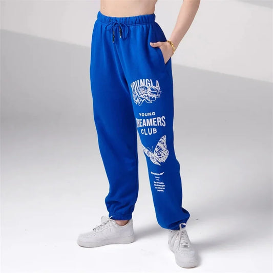 Men Joggers Sports Fitness Man/woman Sweatpants Fashion Men's Clothing American Style Casual Pants Mid Waist Drawstring Trousers