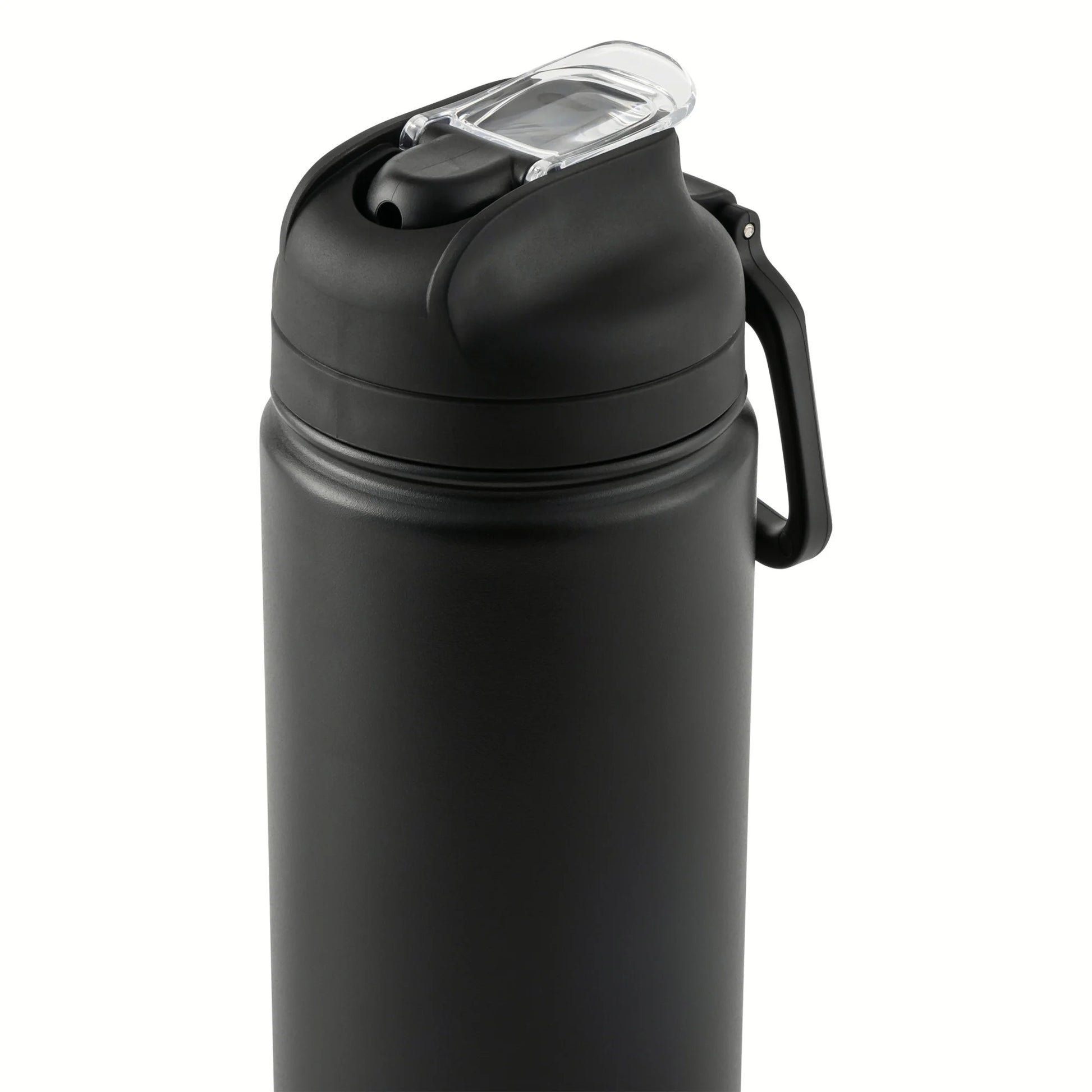 (4 Pack)  24 Oz Stainless Steel Sip Water Bottle, Black