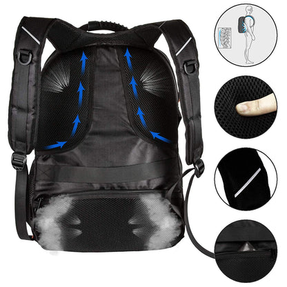 Extra Large Rfid-Safe Travel Backpack with USB Charging Port